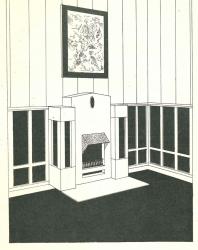 Иллюстрация из книги «Мотивы отделки комнат». Стори В.Г. 1915