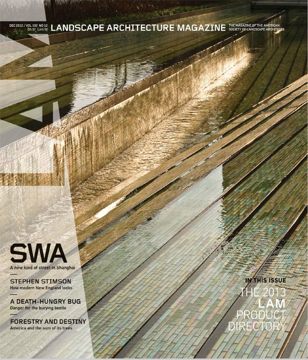 Landscape Architecture Magazine 2012-12