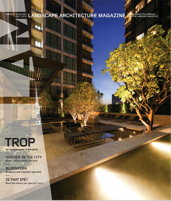 Landscape Architecture Magazine 2013-05