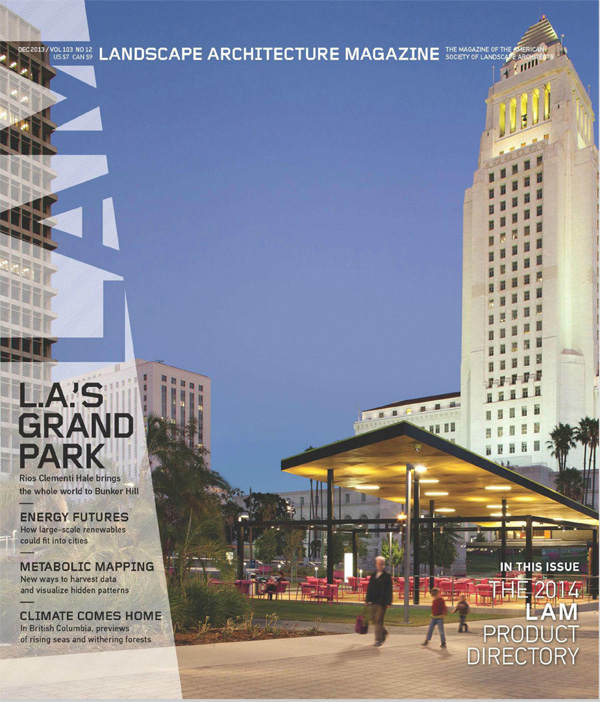 Landscape Architecture Magazine 2013-12
