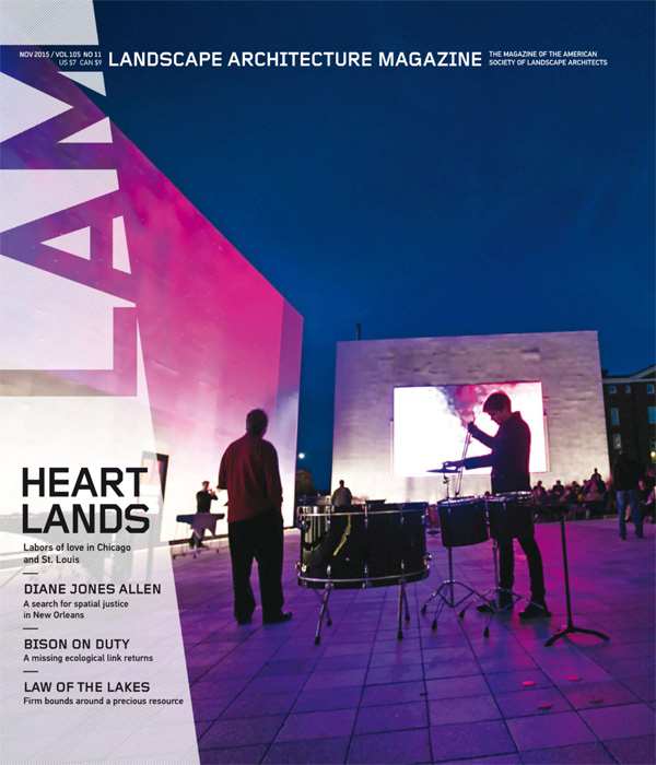 Landscape Architecture Magazine 2015-11