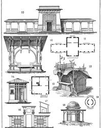 Иллюстрации из книги «Мотивы садовой архитектуры». Стори В.Г. 1911