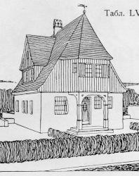 Небольшой охотничий домик. Иллюстрация из книги Стори В.Г. «Дачная архитектура за границей». 1913