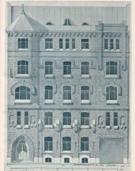 Иллюстрация из книги Стори В.Г. «Фасады городских домов». 1912 г.