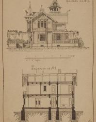 Иллюстрации из книги «Деревянные дома-дачи». Папенгут А.Ф. 1904