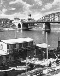 Псков. Река Великая. Мост Советской Армии