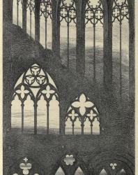 The Seven Lamps of Architecture. John Ruskin. 1889: III. Traceries from Caen, Bayeux, Rouen, and Beauvais