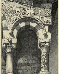 The Seven Lamps of Architecture. John Ruskin. 1889: VI. Arch from the Façade of the Church of San Michele at Lucca