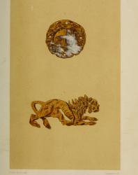 II. Золотые бляхи, найденные в Луговой Могиле. Русское искусство. Виолле-ле-Дюк Э.Э. 1879