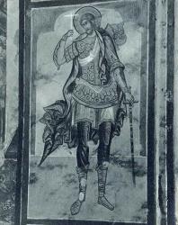 19. «Великомученник Никита» — фреска (1673 г.) в храме Николы Мокрого (1665—1672 гг.). Ярославль